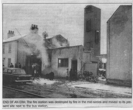 Pocklington fire station fire 1966