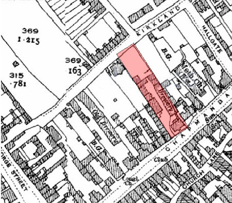 1927 Brewery map