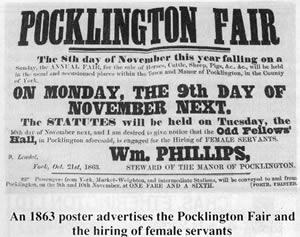 Pocklington Fair Poster (1863)
