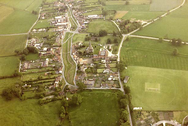 Aerial view of Bishop Wilton from the East