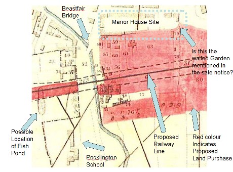 Pocklington Railway Planning Map